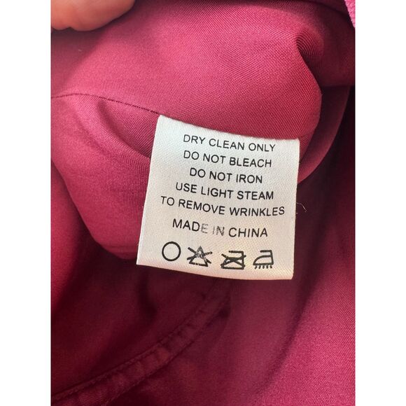 AZAZIE Katrina Bridesmaid Dress • Mulberry • Flowy A-Line One Shoulder XS/S - Picture 9 of 9